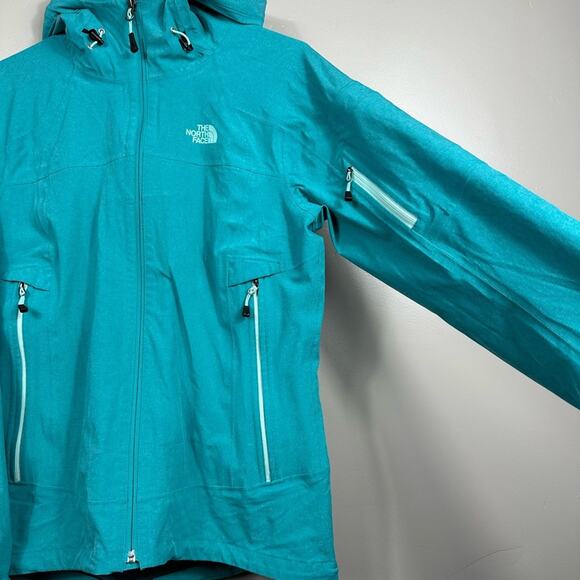 The North Face Women’s HyVent 2.5L Softshell Jacket in Teal Blue Size Medium - Picture 3 of 8